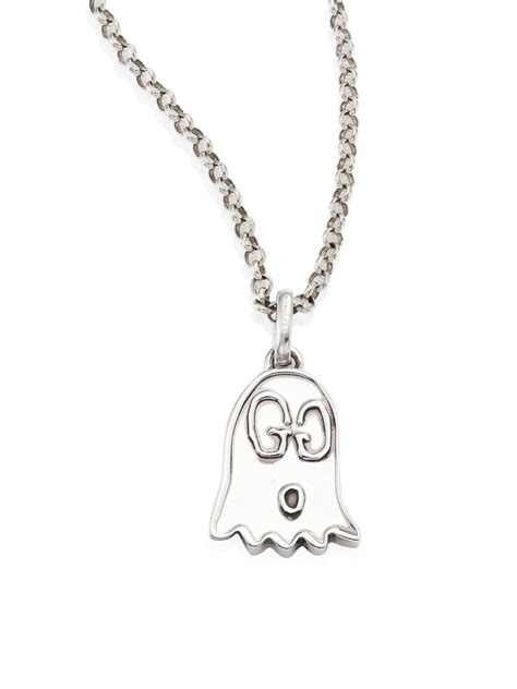 gucci ghost necklace mens|gucci ghost jewellery.